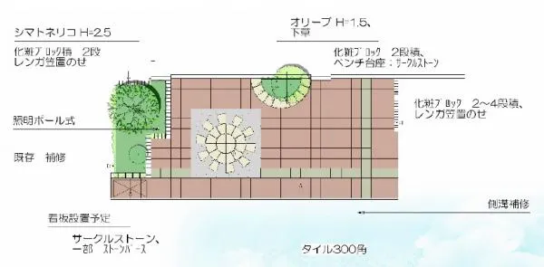 既存ピロティ―全解体　平面図