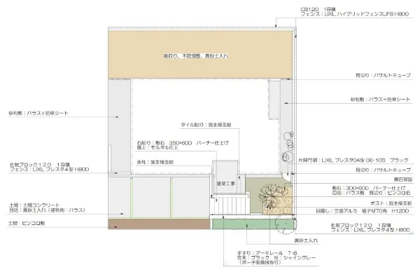 平面図　表札施主支給