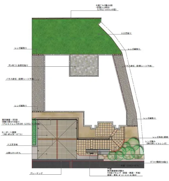 平面図　表札施主支給