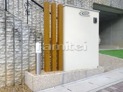 玄関エントランスライト照明 TAKASHOタカショー シンプルLEDポールライト12型 木製調デザインアルミ角柱 プランパーツ 角材