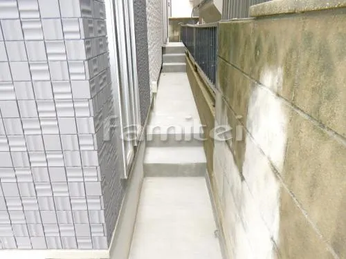 犬走り 土間コンクリート モルタル階段ステップ
