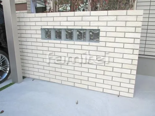 デザイン目隠し塀 壁タイル貼り ニッタイ工業 TOSOHEKI2 PRD-2-2 ガラスブロック