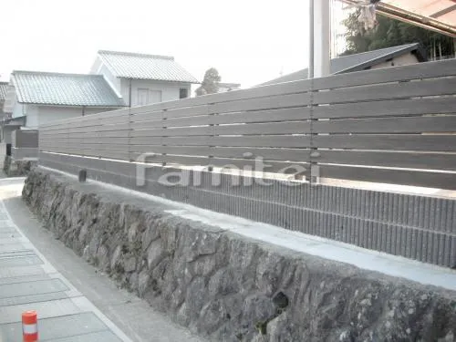 木製調目隠しフェンス塀 TAKASHOタカショー エバーアートウッド 木目調ウォール 化粧ブロック ユニソン ジャスティ