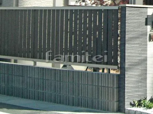 目隠しフェンス塀 LIXILリクシル セレビューRP4型 新日軽 化粧ブロック ユニソン アルタ シャドーブラウン