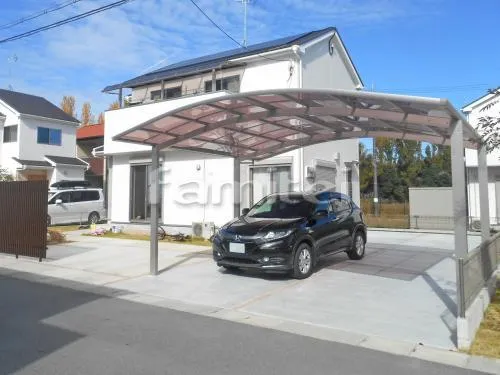 ガレージまわり 駐車場屋根 土間コンクリート