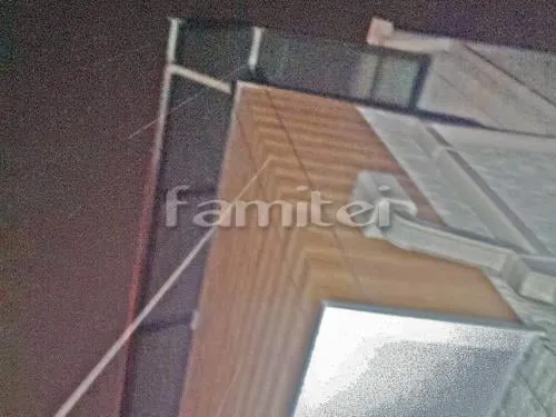 ベランダ屋根 レギュラーテラス屋根 2階用 R型アール屋根 特殊加工 段差違いカット 目隠しパネル(側面) 物干し