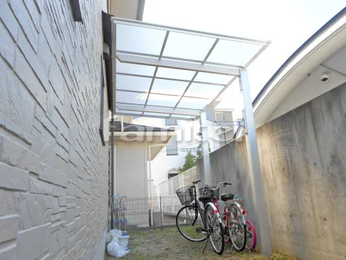 自転車バイク屋根 LIXILリクシル 独立式フーゴF 1階用 F型フラット屋根 隙間ふさぎ材 物干し