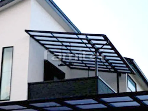 ベランダ屋根 LIXILリクシル パワーアルファ 積雪30cm対応 2階用 F型フラット屋根