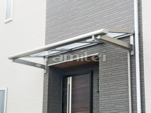 柱なし雨除け屋根 LIXILリクシル スピーネ 1階用 F型フラット屋根