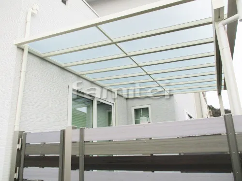 フル木製調テラス屋根 YKKAP サザンテラス フレームタイプ 1階用 F型フラット屋根