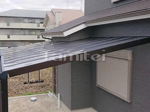雨除け屋根 YKKAP ソラリアテラス屋根 1階用 F型フラット屋根 物干し