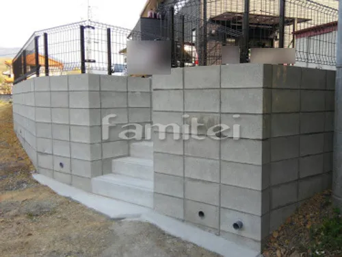 土留めコンクリートブロック YKKAP イーネットフェンス2F型