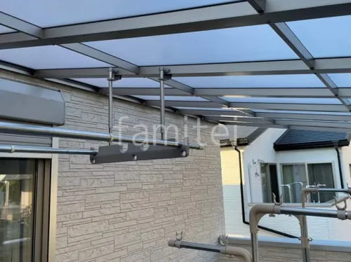 １階テラス屋根 （雨除け） LIXIL テラスVS F 積雪30cm対応 フラット屋根 壁付 スタンダード