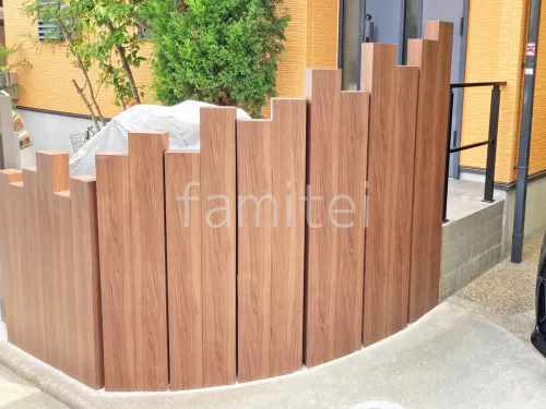 木製調デザインアルミ角柱 LIXIL デザイナーズパーツ 枕木材 85×150