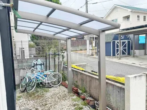 サイクルポート 自転車バイク屋根 LIXIL ネスカR ミニ アール屋根