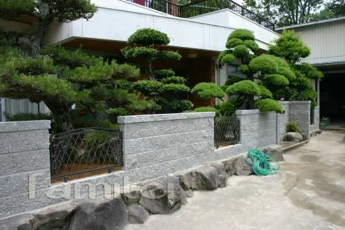 和歌山市のリフォーム外構　化粧ブロック塀