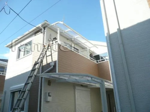 池田市　カーポート　プライスポート１台　レギュラーテラス屋根2F