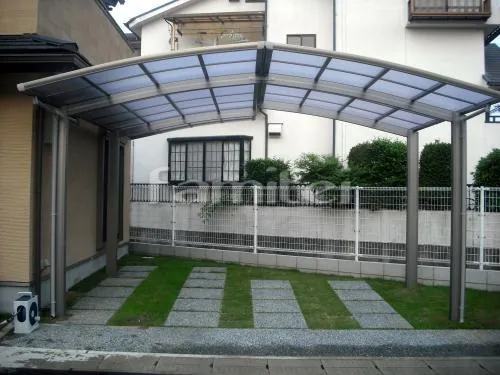 京都市　カーポート プライスポート２台　レギュラーテラス屋根１階