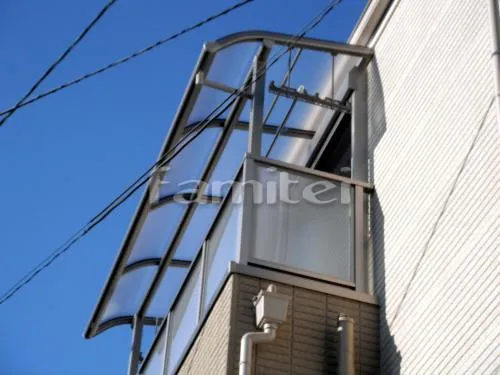 東大阪市　ベランダ屋根 レギュラーテラス２階 物干し