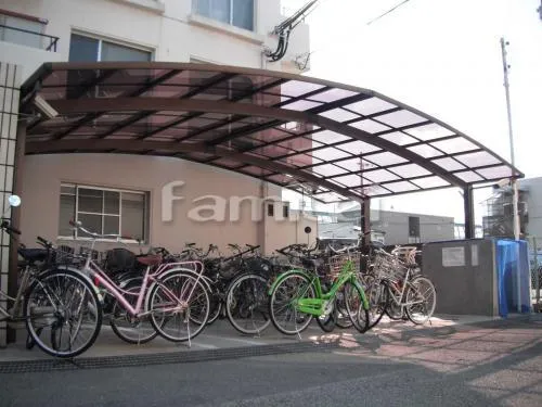 尼崎市　大型自転車屋根 サイクルポート