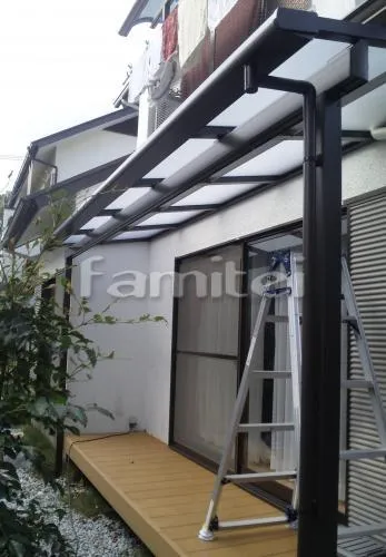 宝塚市　ライザーテラス屋根１階 Ｆ型フラット屋根　レギュラーテラス屋根１階