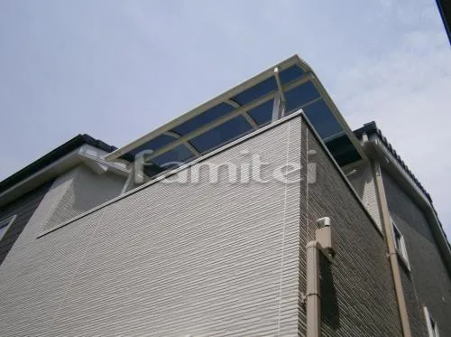 奈良市　ベランダ屋根 レギュラーテラス屋根２階