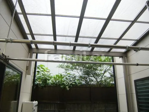 京都市 カーポート プライスポート2台 ワイド レギュラーテラス屋根1階