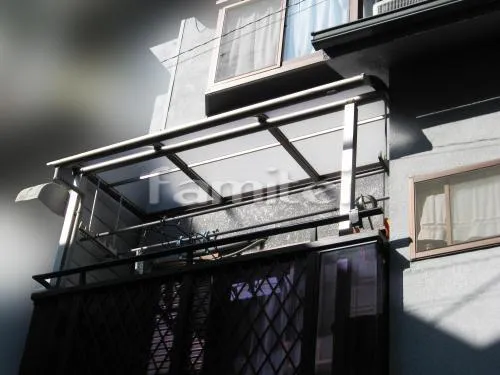 京都市  ベランダ屋根 レギュラーテラス屋根２階