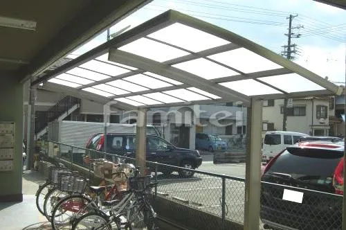 宝塚市 自転車屋根 プライスポートミニ サイクルポート