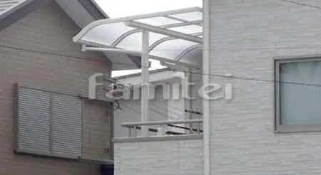 岸和田市 ベランダ屋根 レギュラーテラス屋根2階