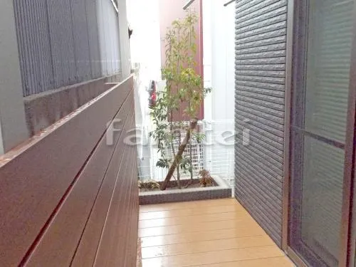 堺市西区 新築シンプル オープン外構 玄関まわり 門柱 ポスト 植栽 花壇 アプローチ