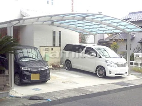 甲賀市 リフォーム部分工事 駐車場ガレージ床 土間コンクリート延長