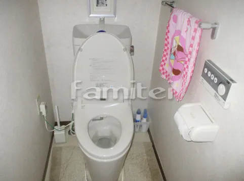 羽曳野市　タンク式トイレ LIXIＬリクシル アメージュＺ フチレス オフホワイト