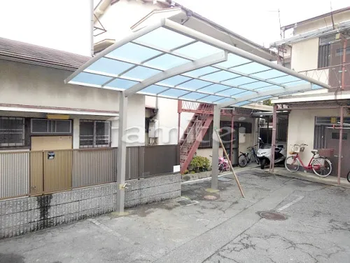 神戸市垂水区 エクステリア工事 カーポート プライスポート 1台用(単棟) R型アール屋根