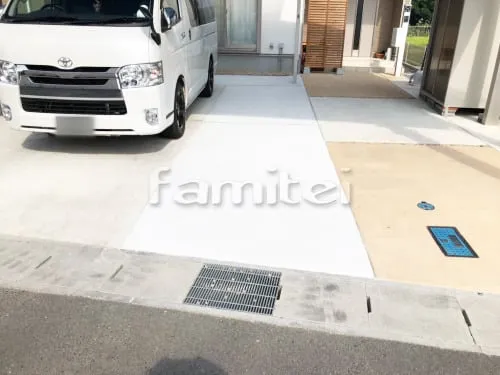 栗東市 リフォーム部分工事 駐車場ガレージ床 土間コンクリート