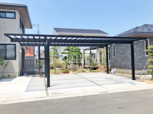 和歌山市 駐車場とお庭のリフォーム