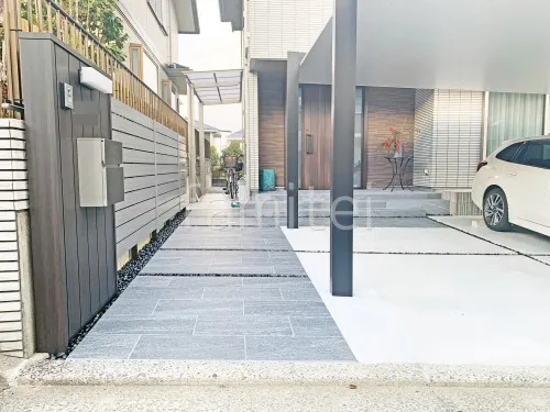 京田辺市 新築ベーシック オープン外構