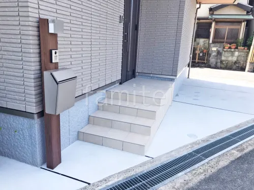茨木市 新築ベーシック オープン外構