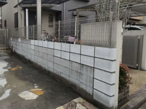 堺市 営繕工事 境界塀取り替え