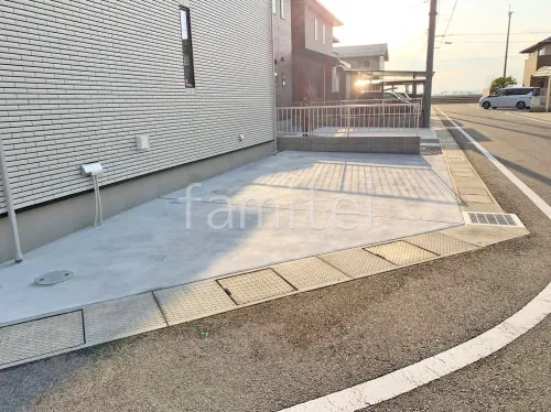 近江八幡市 新築シンプル オープン外構