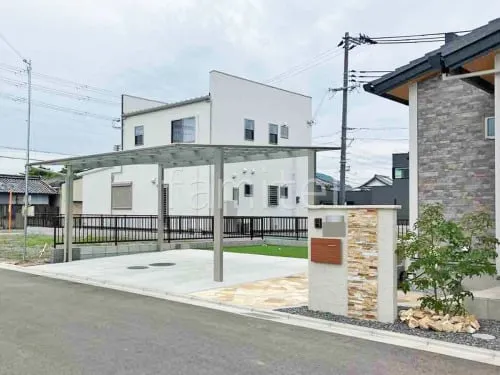 和歌山市 新築シンプル オープン外構