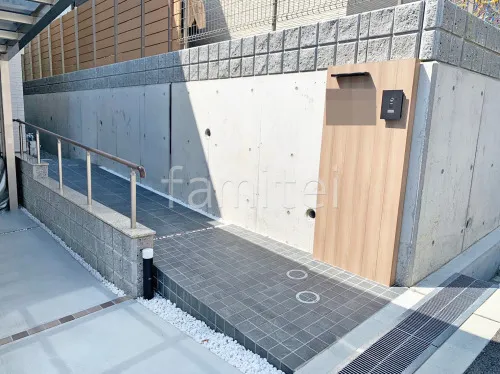 茨木市 新築ベーシック オープン外構
