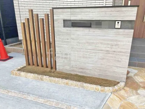 京田辺市 新築シンプル オープン外構