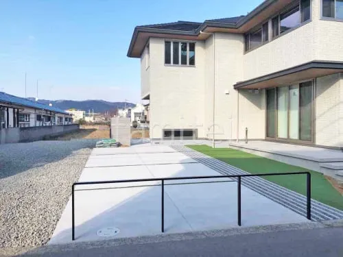 和歌山市 新築シンプル オープン外構