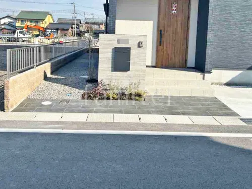 東近江市 新築シンプル オープン外構