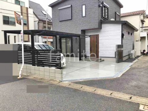 堺市 新築シンプル オープン外構