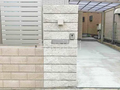 神戸市 新築シンプル オープン外構