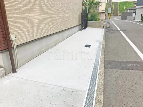大阪市 新築シンプル オープン外構