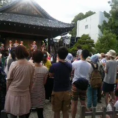 京都店　外構　春日神社のお祭り