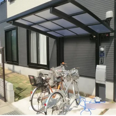 和歌山　☆雨からも日焼けからも自転車を守るサイクルポートのご紹介です☆